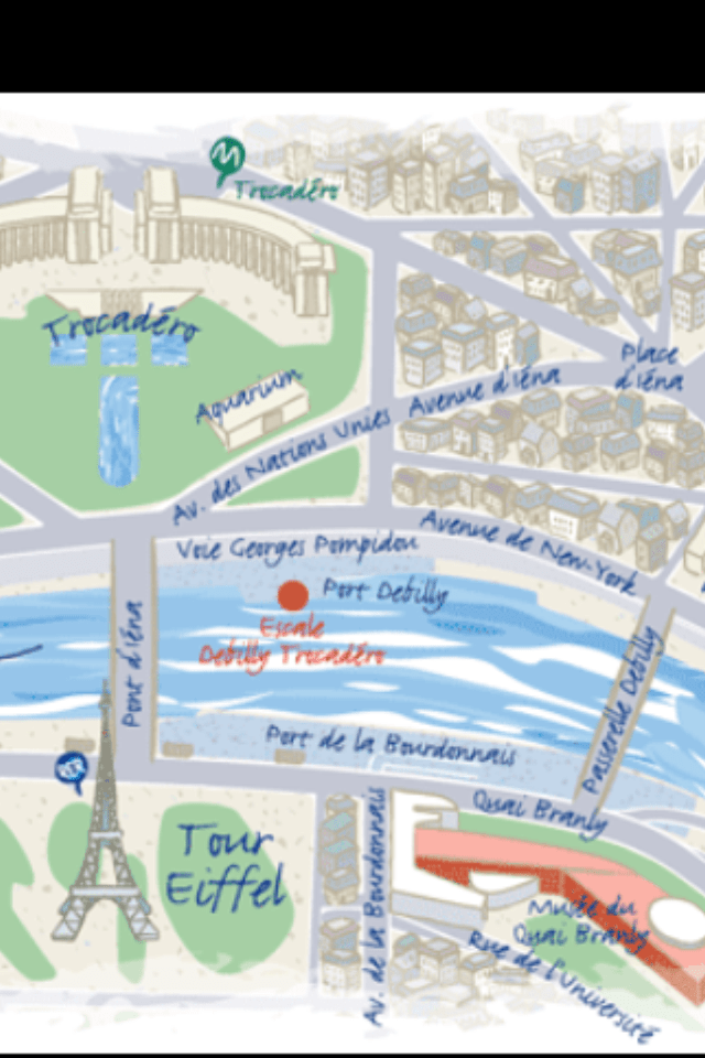 Acces Martin Pecheur ( Escale Debilly )