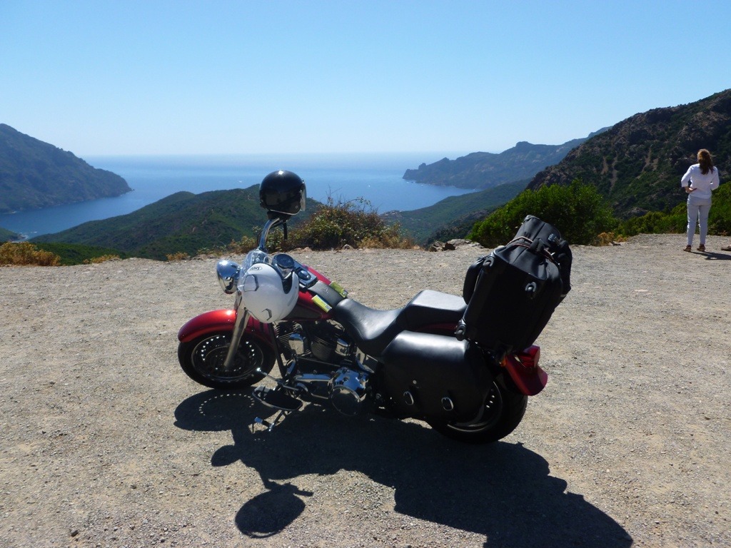 vue sur la réserve naturelle de Scandola
